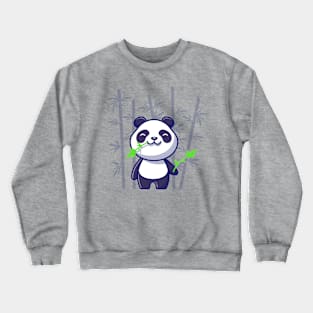 Panda Likes Snacks Crewneck Sweatshirt